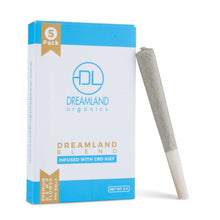 Load image into Gallery viewer, Premium Organic CBD Hemp Flower Pre Roll (1g) w/ CBD Kief - Dreamland Organics
